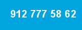 912 777 58 62 912 777 58 62